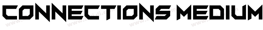 Connections Medium V字体转换
